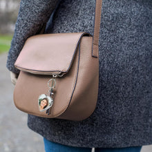 Personalized Keyring Foldable Metal Pocket Mirror Keychain