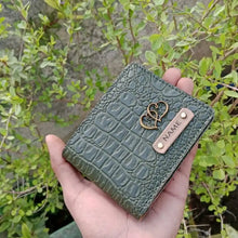 Personalised Crocodile Print Leather Men’s Wallet
