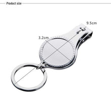 Personalized 4 in 1 Multi Function Nail Clipper with Bottle Opener, Sliver, Multitool