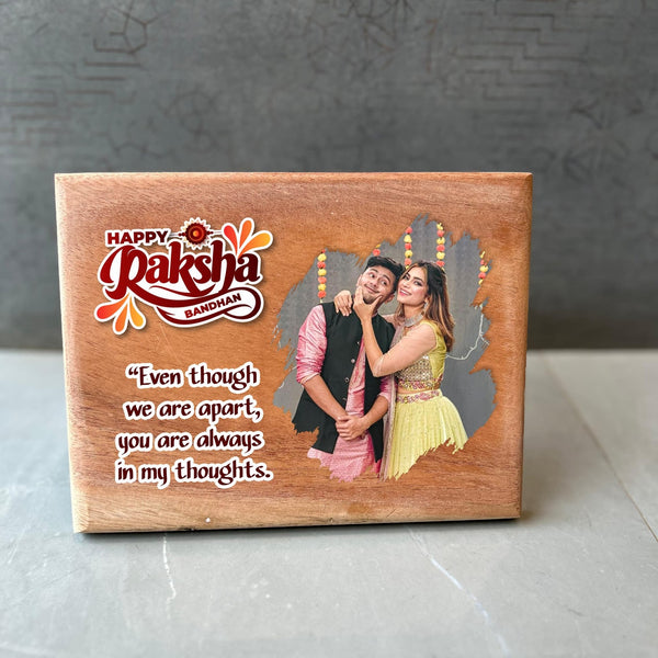Rakhi Special Wooden Brush Effect Frames