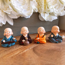 Miniature Buddha Mini Tiny Buddha Monk Statue for Home Decor and Meditation