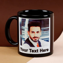 Personalised Black Mug