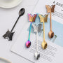 Butterfly Rainbow Stainless Steel Spoon Set of 4 - Stainless Steel