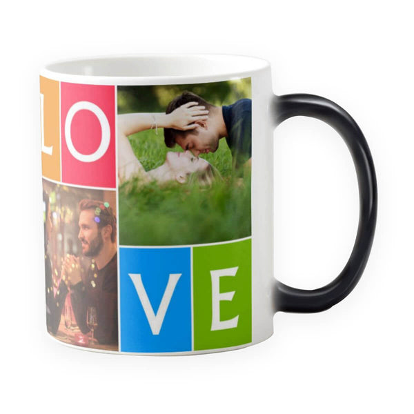 Personalised Black Magical Mug – LOVE