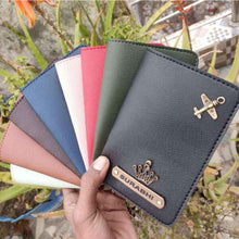 Personalised Leather Passport Holder