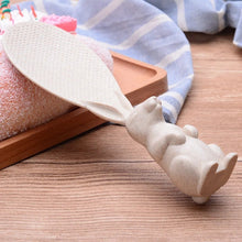 Wheat straw rabbit meal spoon (Set of 2, Pink)