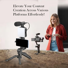 Vlogging Kit 6 in 1 for iPhone, Android (with Tripod)