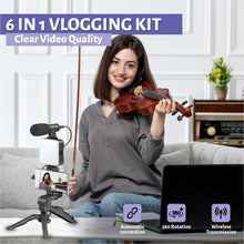 Vlogging Kit 6 in 1 for iPhone, Android (with Tripod)